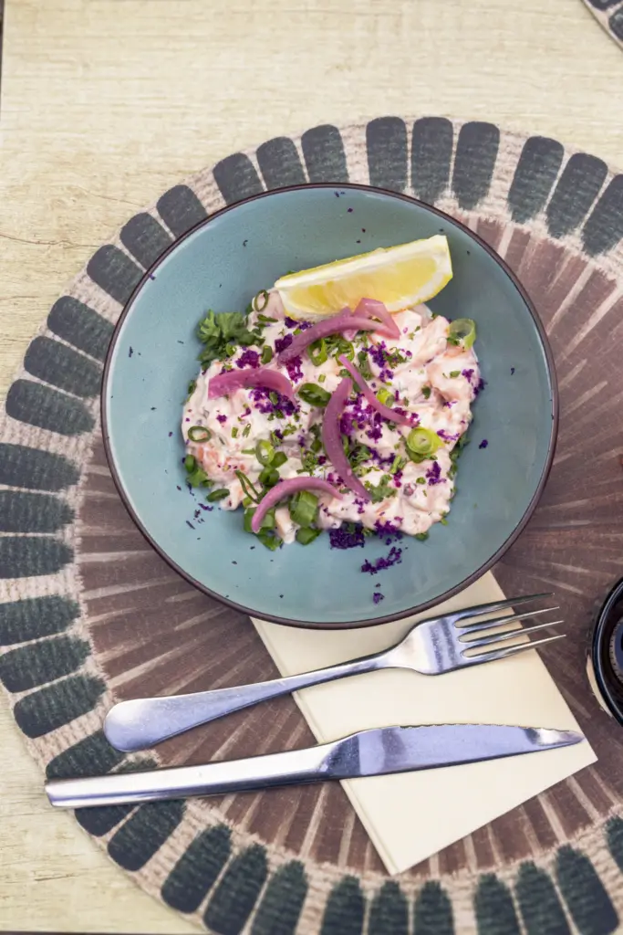 Photos du ceviche de daurade du Chasse Marée