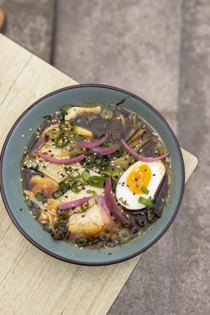 Photos du ramen de poulet du Chasse Marée