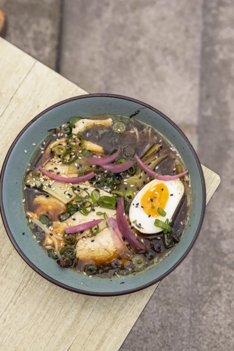 Photos du ramen de poulet du Chasse Marée